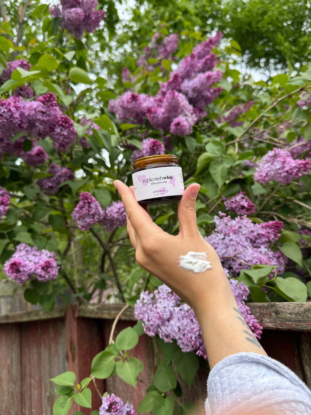 ReplenishWhip in Subtle Floral / 1.5oz